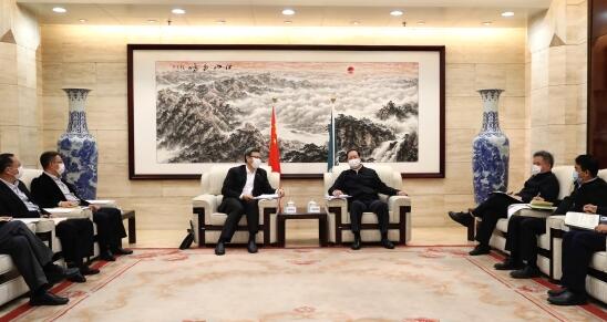 錢智民拜會國家電網黨組書記、董事長毛偉明