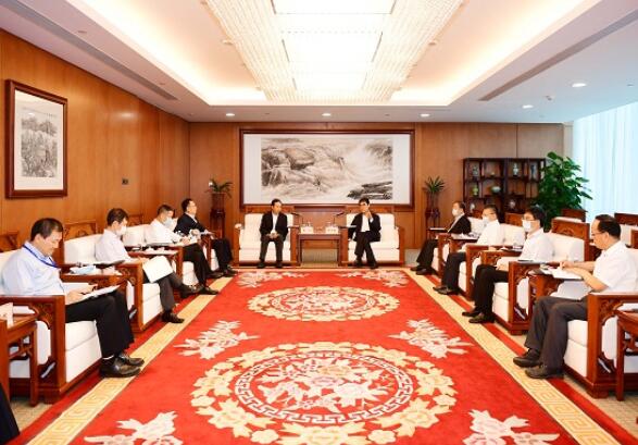 華能集團(tuán)有限公司黨組書記、董事長舒印彪會見國開行董事長趙歡