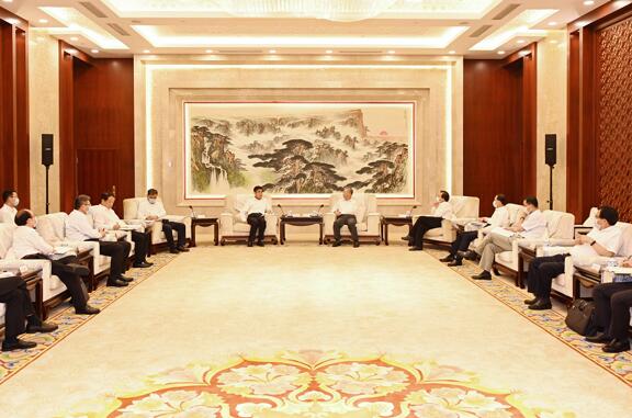 舒印彪拜會山東省委書記劉家義、省長李干杰