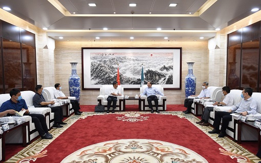 國家電網(wǎng)有限公司總經(jīng)理、黨組副書記辛保安會見寧夏回族自治區(qū)副主席吳秀章