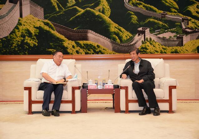 宋海良、孫洪水與大唐集團(tuán)董事長(zhǎng)陳飛虎座談