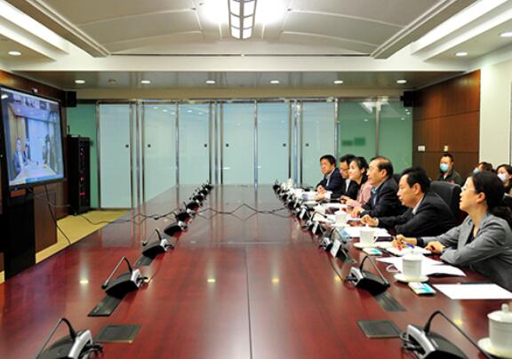 辛保安總經(jīng)理與SAP公司全球執(zhí)行董事會成員、全球業(yè)務總裁傅美黛舉行視頻會談