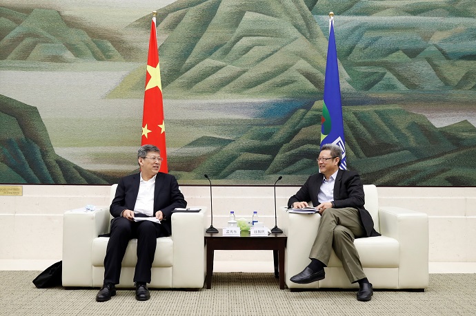 錢智民會(huì)見內(nèi)蒙古自治區(qū)黨委常委、通遼市委書記孟憲東