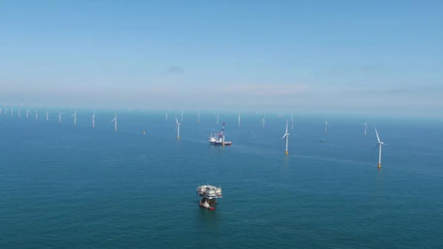 江蘇如東H6、H10兩座海上風(fēng)電場迎來全機(jī)組全容量并網(wǎng)后首次滿發(fā)