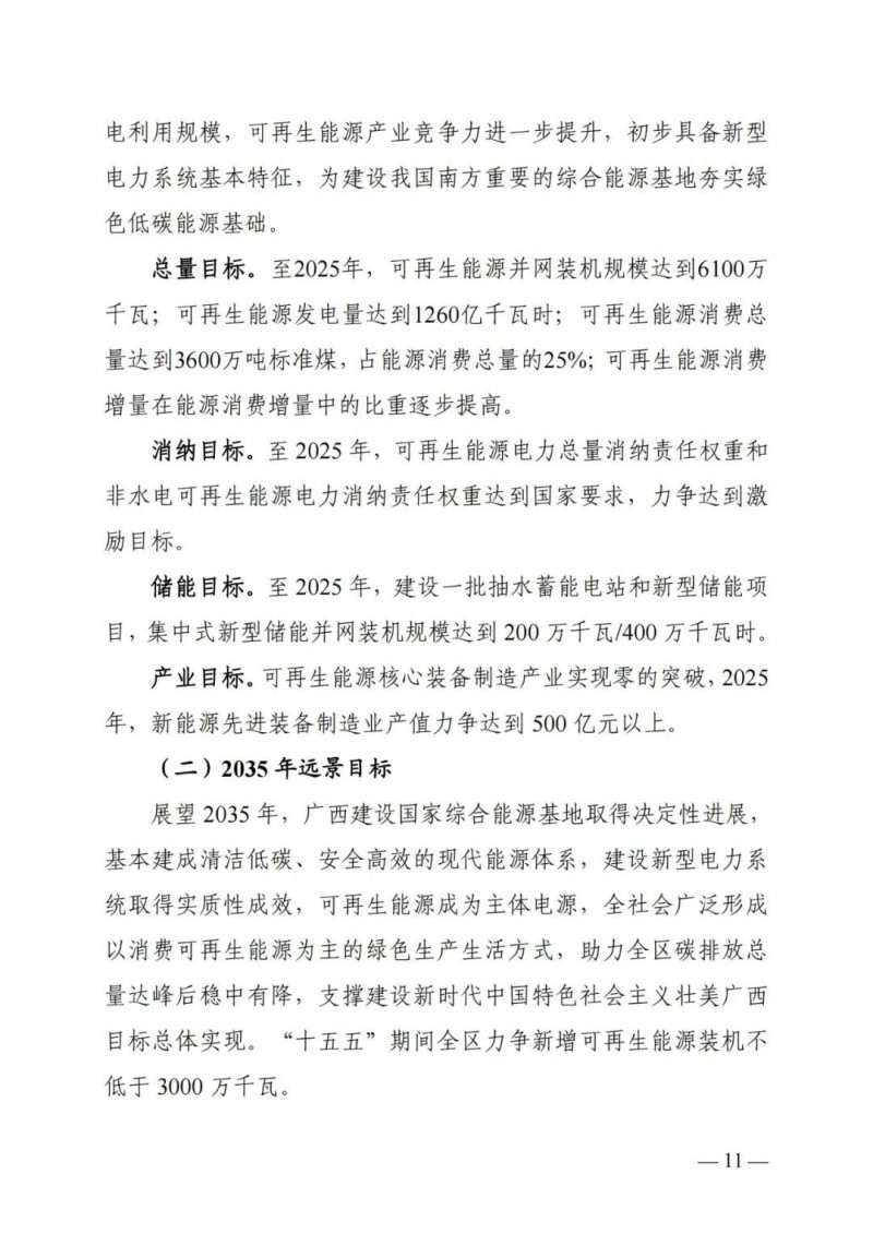 廣西“十四五”規(guī)劃：大力發(fā)展光伏發(fā)電，到2025年新增光伏裝機(jī)15GW！