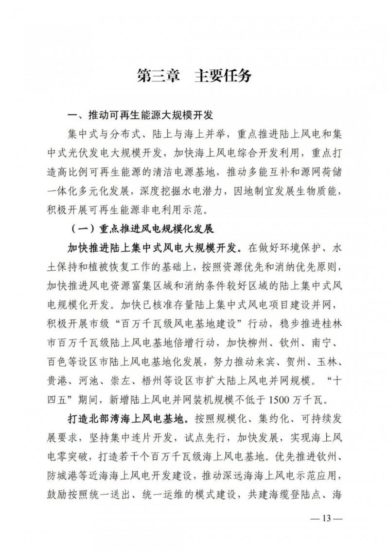 廣西“十四五”規(guī)劃：大力發(fā)展光伏發(fā)電，到2025年新增光伏裝機(jī)15GW！