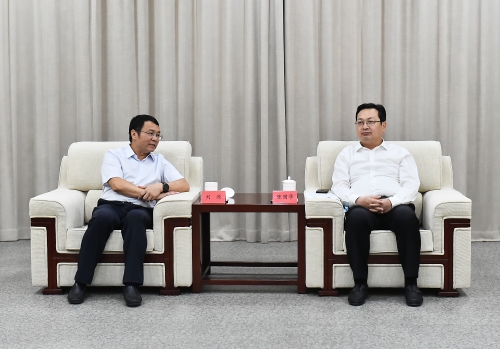 劉源拜會河北省委常委、副省長，雄安新區(qū)黨工委書記、管委會主任張國華
