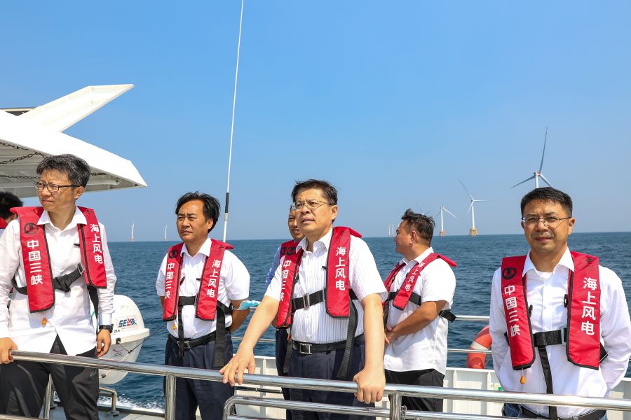 韓君赴廣東陽江、福建福州調(diào)研三峽集團(tuán)海上風(fēng)電項(xiàng)目