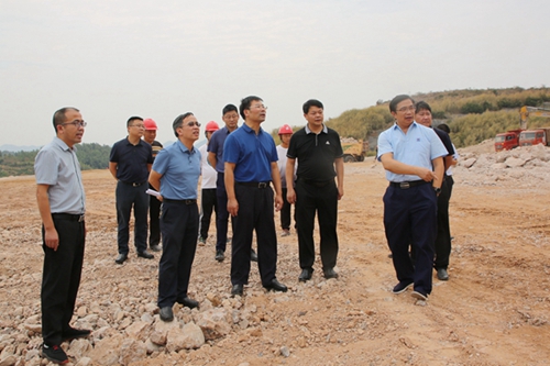 湖南省政府重點(diǎn)項目督查組到陜煤電力石門公司督導(dǎo)三期項目