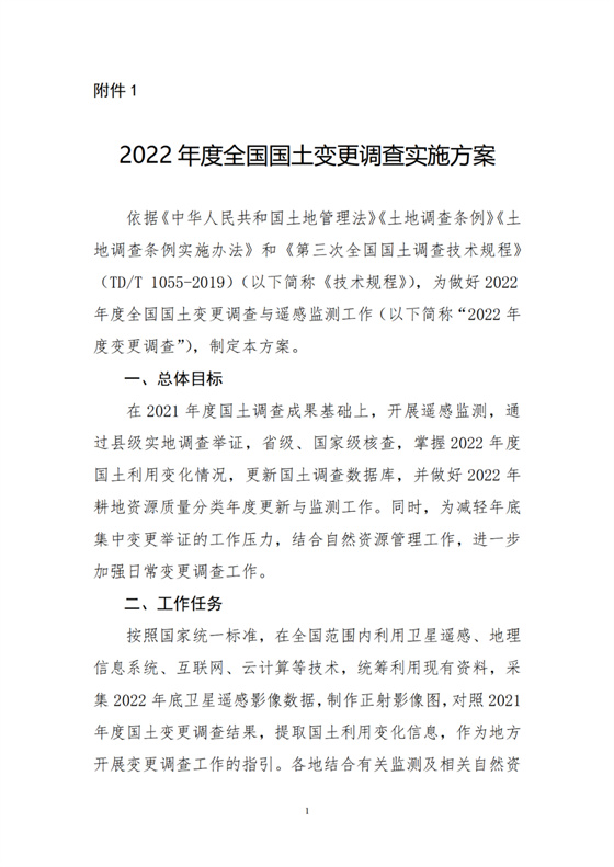 自然資源部：啟動2022年全國國土變更調查，梳理占用耕地情況