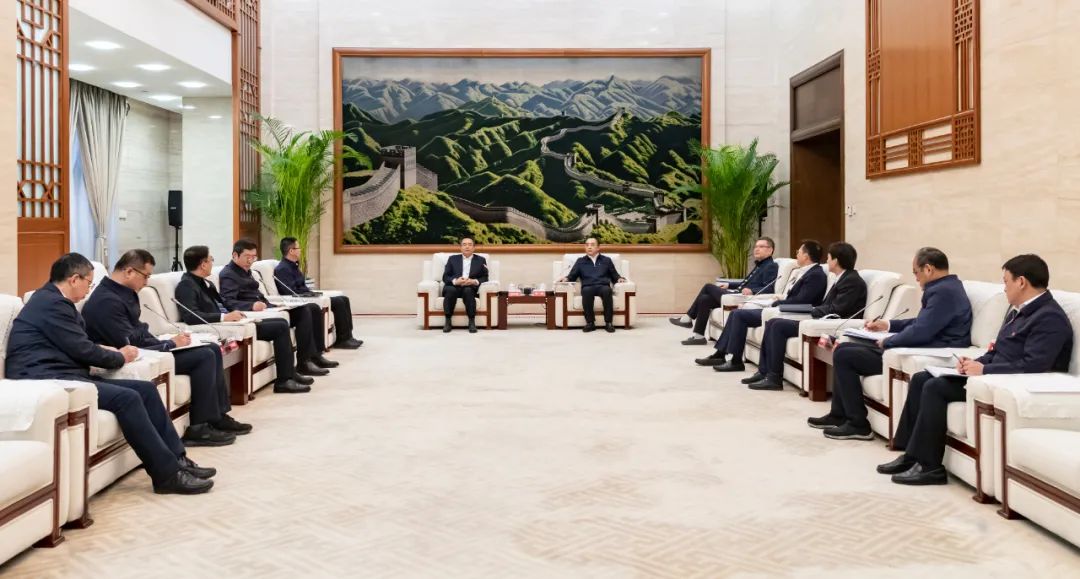 大唐集團黨組書記、董事長鄒磊會見哈電集團黨委書記、董事長曹志安