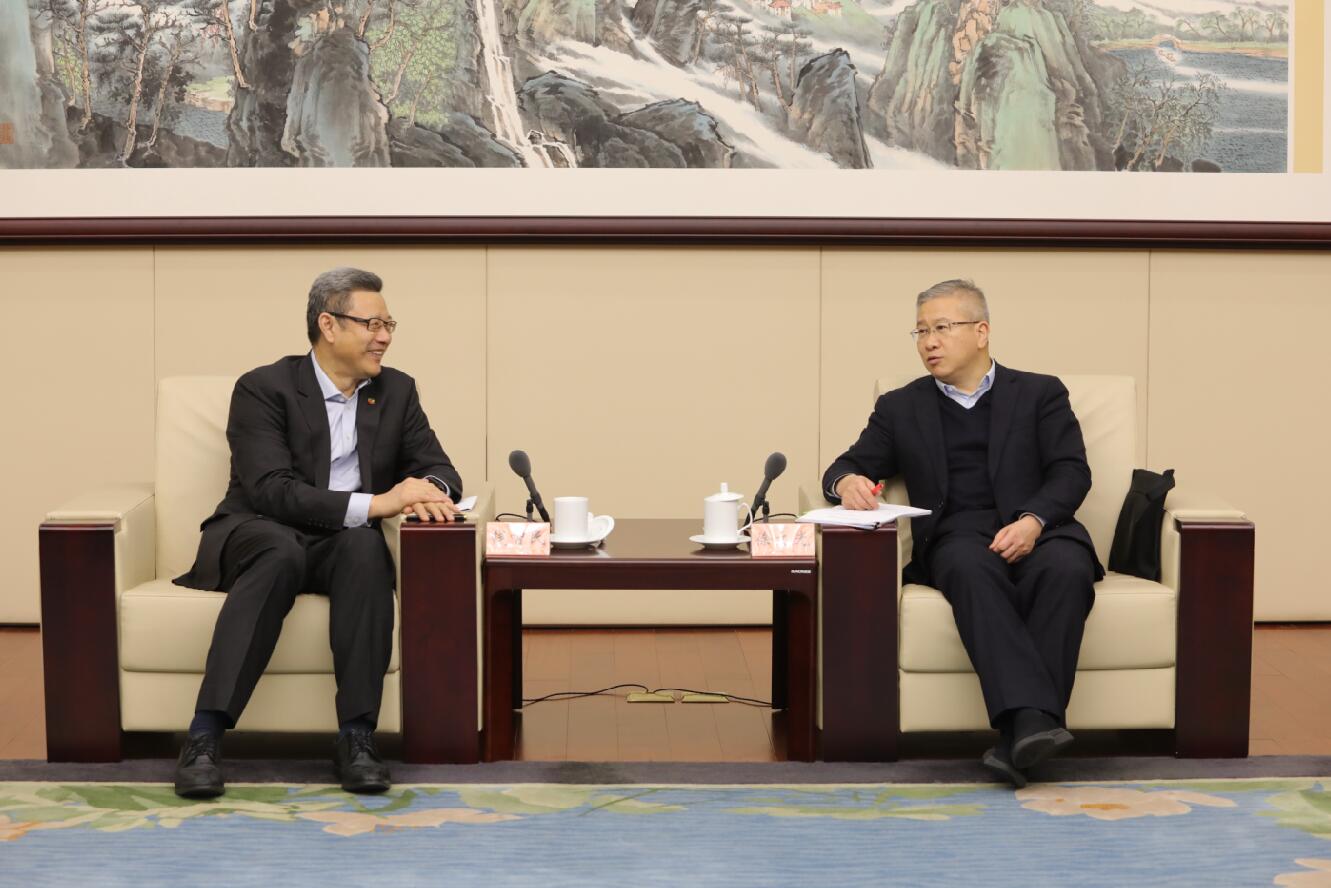 國(guó)家電投黨組書(shū)記、董事長(zhǎng)錢(qián)智民拜會(huì)浙江省委常委、常務(wù)副省長(zhǎng)徐文光