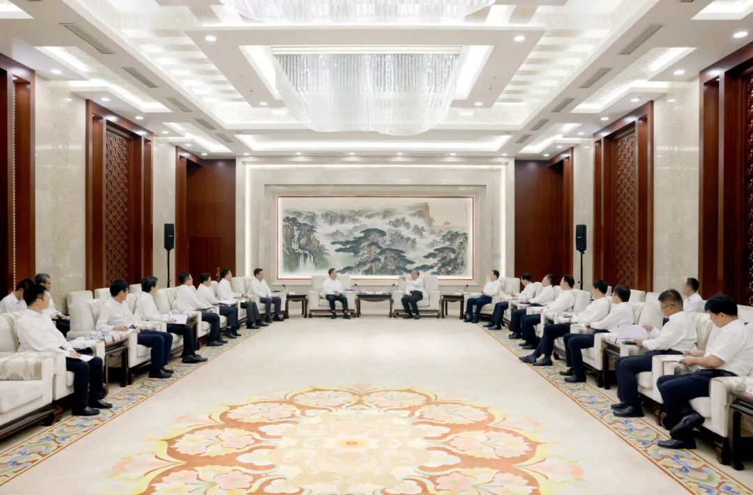 大唐集團鄒磊、劉明勝拜會山東省委書記林武、省長周乃翔