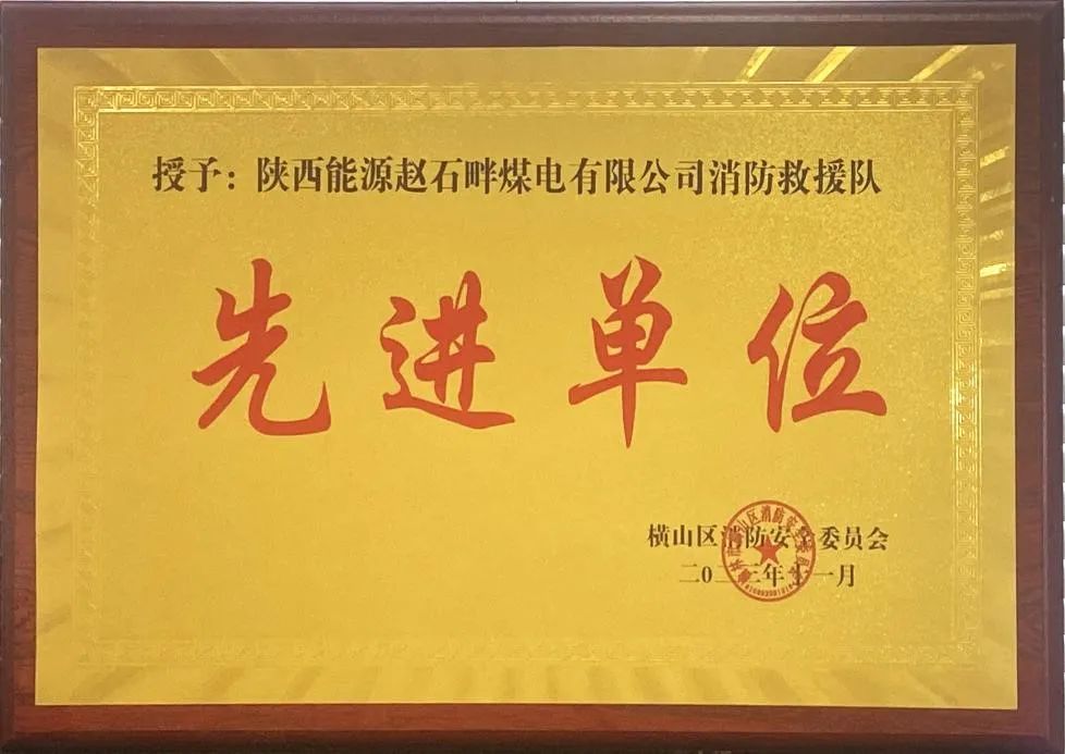 優(yōu)秀！再續(xù)輝煌！陜投集團(tuán)趙石畔煤電消防工作又獲表彰