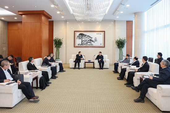 溫樞剛鄧建玲會見中廣核集團董事長楊長利、總經(jīng)理高立剛