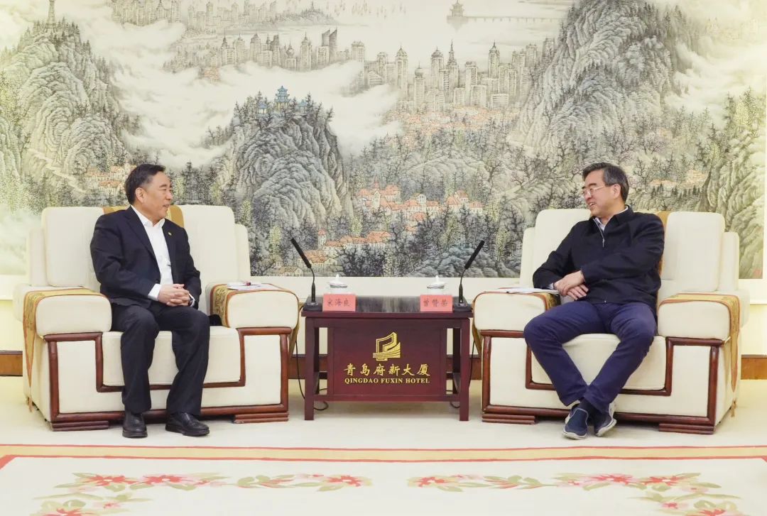 中國(guó)能建黨委書記、董事長(zhǎng)宋海良拜會(huì)山東省委常委、青島市委書記曾贊榮