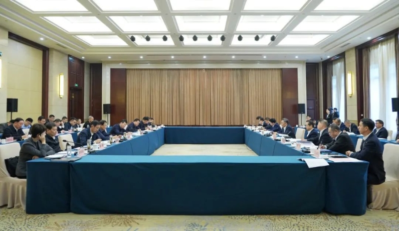 中國能建黨委書記、董事長宋海良與臨沂市委書記任剛會談