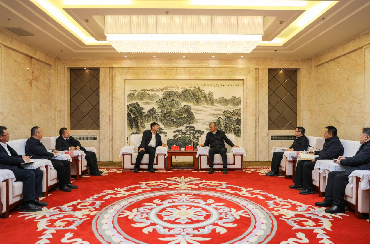 大唐甘肅公司黨委書記、董事長王建偉拜會(huì)隴南市委書記張柯兵、市長劉永革