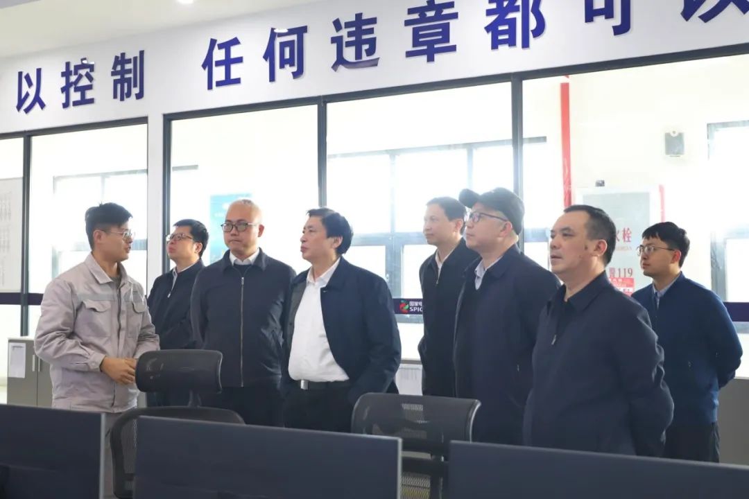 中國工程院院士謝和平調(diào)研前詹風電、前詹港電