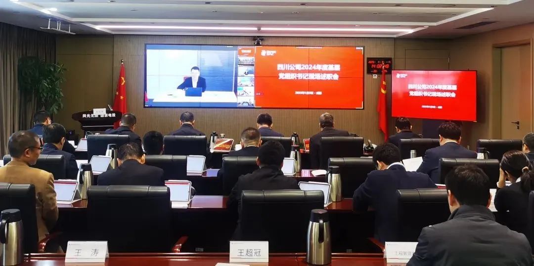 國(guó)家電投四川公司召開(kāi)2024年度基層黨組織書記述職會(huì)議