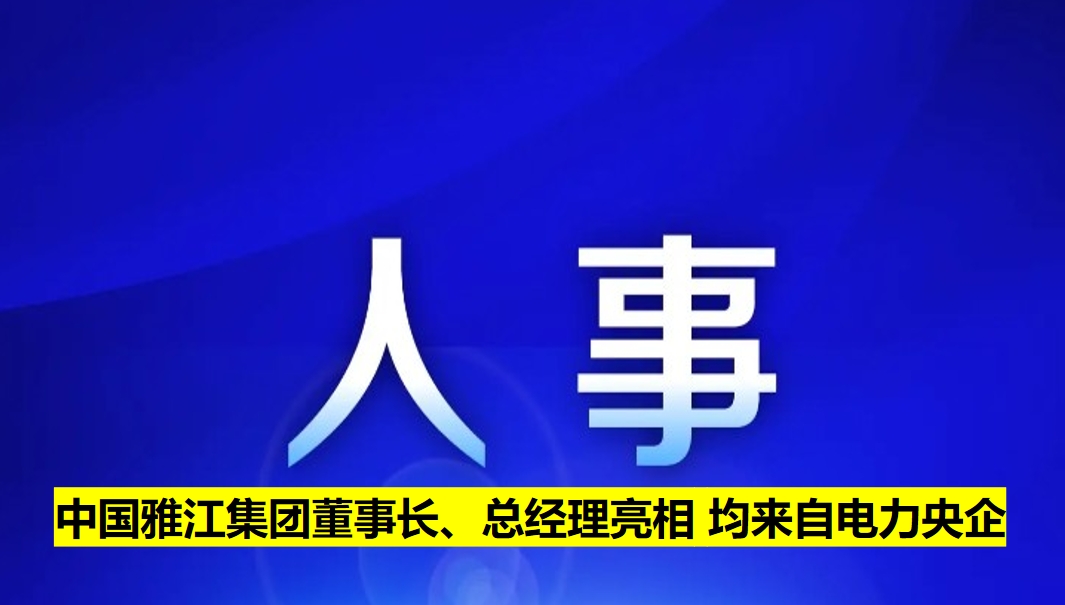 中國雅江集團(tuán)董事長、總經(jīng)理亮相 均來自電力