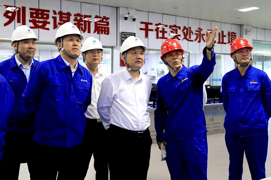中國(guó)華能集團(tuán)董事長(zhǎng)溫樞剛到鶴崗電廠、伊春熱